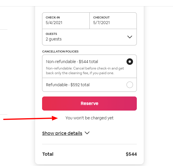 AirBnB UX design reservation form.png